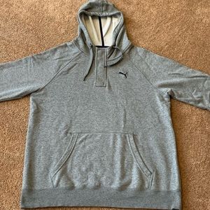Men Puma Quarter Zip Hoodie
